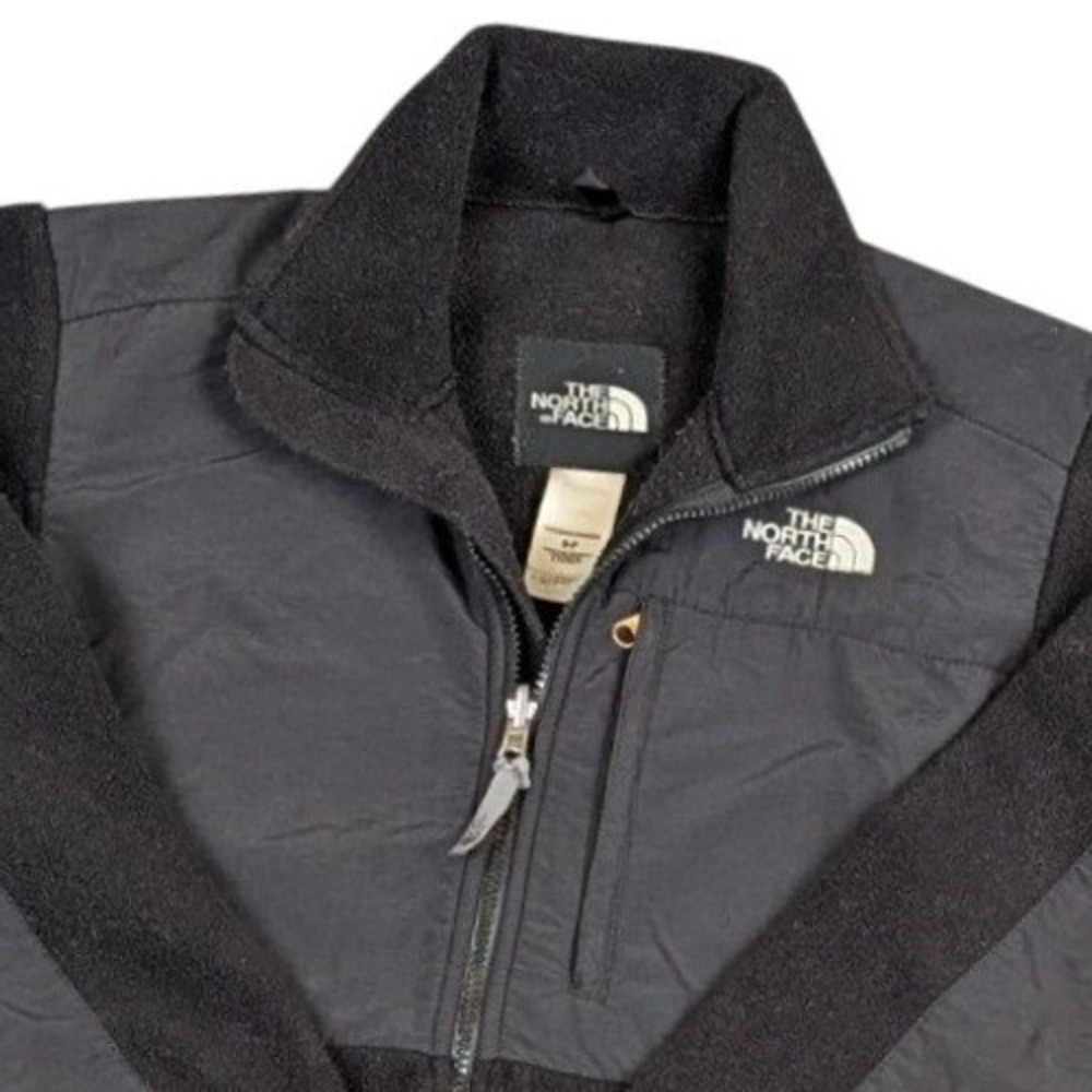 The North Face Denali Polartec Fleece Jacket Womens Small Black Full Zip Outdoor - Picture 2 of 14